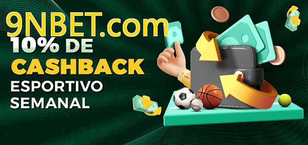 10% de bônus de cashback na 9NBET.com